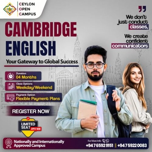 English Course at Ceylon Open Campus Kattankudy